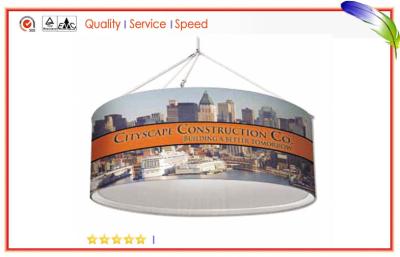 China Custom Fabric Hanging Banner Display , Exhibition Booth Overhead Ceiling Banner for sale