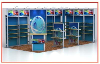 China Sunglasses Expo Booth Displays , Durable and Portable Metal Display Rack Stand for sale