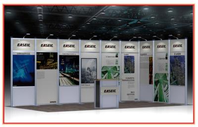 China Aluminum Frame Expo Booth Displays Heavy-Duty Portable Eco-Friendly for sale