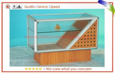 China Durable Aluminum Glass Display Cabinets , Recyclable Jewelry Display Case for sale