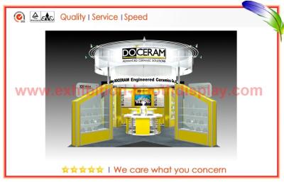 China Anti-bumping Custom Exhibition Booth with backdrops , trade show exhibit display for sale