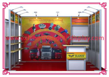 China Aluminum Portable Tradeshow Booths , Apparel Trade Show Display Booth for sale