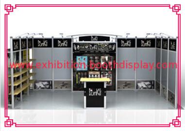 China Custom Modular Trade Show Booth 10x20 , Portable Bag Exhibition Display for sale