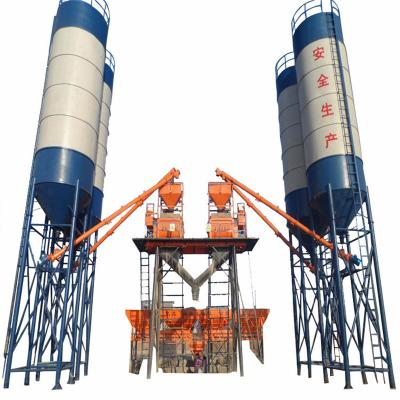 China Same quality USED HZS25 mini vibrating concrete concrete bucket mixer dust collector table conrete pump factory batching mixer for sale