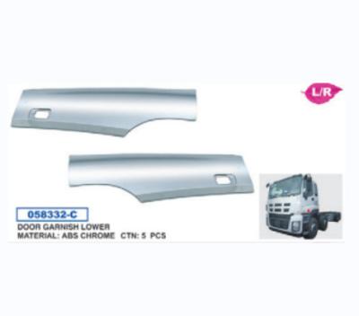 China High Quality ABS Hot Sale Truck Body Spare Parts Chrome Door Trim Lower For ISUZU GIGA 12-16 SERIES for sale