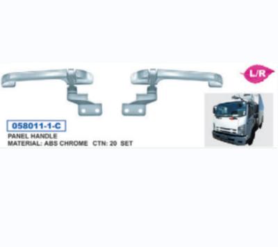 China High Quality ABS Hot Sale Truck Body Spare Parts Chrome Panel Handle For 058011-1-C ISUZU GIGA FVR/FORWARD 07~SERIES for sale