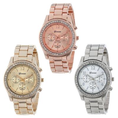 China Lady Girl's Luxury Steel Woman Unisex Stainless Rose Gold Quartz Wrist Watch Fashion Brand Women's Watches Watch for sale