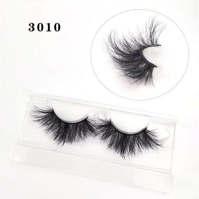 China Durable Eyelashes Wholesale Premium Quality Private Label False Eyelashes Cruelty Free 30mm Real Mink Strip With Custom Logo Packaging for sale