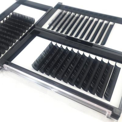 China Individual Lashes Handmade Russian Eyelash Extensions 0.03 0.05 0.07 0.1 Natural Matte Black Eyelash Extension Professional Eyelash FACTORIES for sale