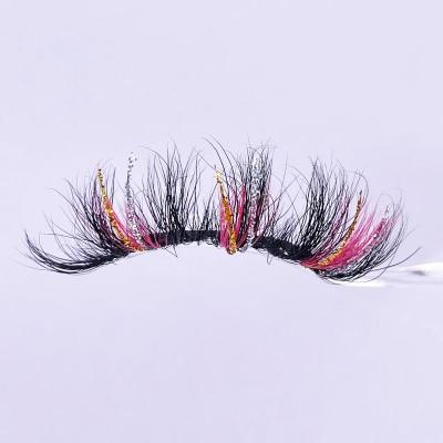 China Durable eyelash tresluces whips 20mm 25mm real mink 3d strip fluffy false eyelashes with custom logo private label magnet packaging for sale