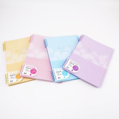 China Hardcover Convenient For Writing Recycled Paper Notebook For Students Spiral Unicorn Notebook With Round Corner for sale