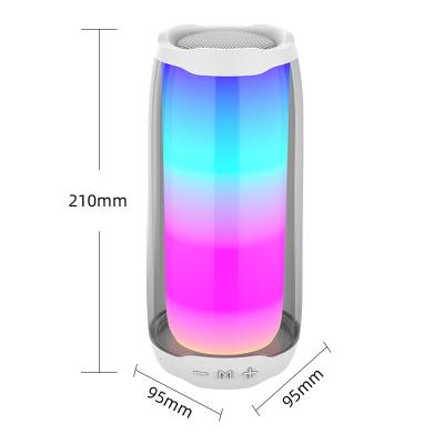 China Nby wireless 8892 led speaker three color led themes night light changing portable wireless bluetooth speaker for sale