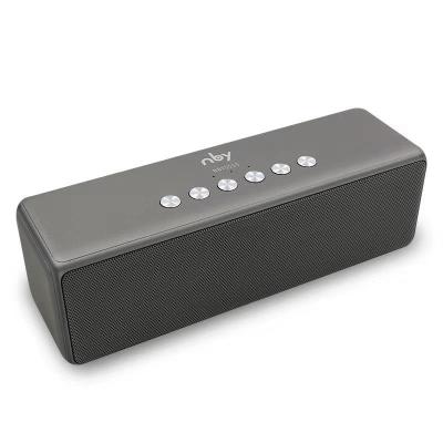 China Column Visual Blue Portable Wireless Speaker Tooth Square Call Sound Box With Led Tf Card Mp3 Music Play for sale