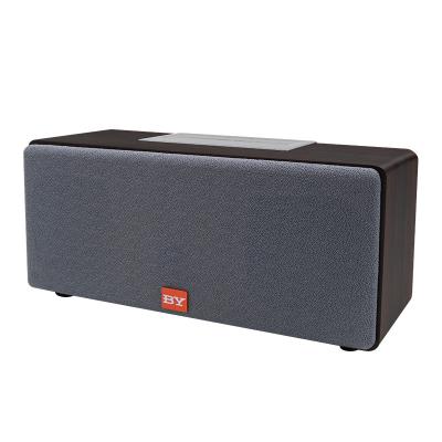 China 20W Stereo Sound Wooden Wireless Speakers Hot Selling Portable Bluetooth Speaker for sale