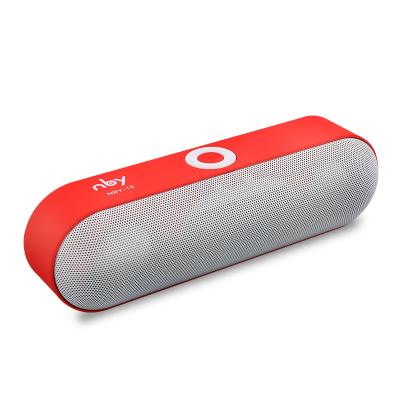 China Radio 2021 Patented Portable Oval Dual Subwoofer Drivers Pill Wireless Bluetooth Handsfree Speaker With FM Radio For Mobiles for sale