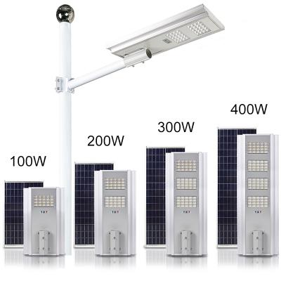 China ROAD All In One Solar Street Light 100w 200w 300w 400w Solar Street Light for sale