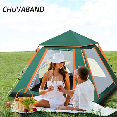 China CHUVABAND 2-4 Person Windproof Tents For Outdoor Camping Backpacking Tent Quick Easy Setup Large Tents for sale