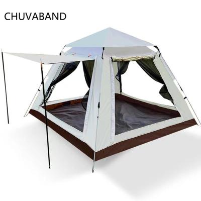 China CHUVABAND High Quality Auto Waterproof UV Resistant Automatic Noise Proof Camping Tent Windproof Big Pop Up Tents for sale