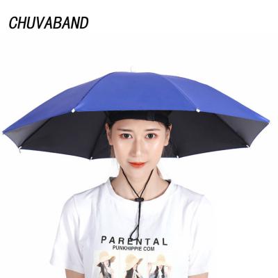 China Promotional Wholesale Single Paraguas Child Hat Cap Parapluie Sombrillas CHUVABAND Diameter 69cm Morden Luxury Hat Umbrella For Kids for sale