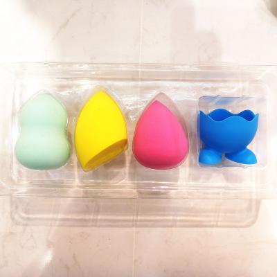 China Non-Latex Private Label 4pcs Pack Custom Colored Latex Free Sponge for sale