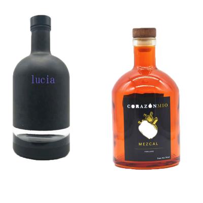 China Empty Beverage Whiskey Gin Spirits Liquor Food Grade Heather Wine Vermouth Liquor Amaro Cocktail Amaro Vodka Sparkling Wine Liqueurs Bottle Custom Bottle Empty Spirit for sale