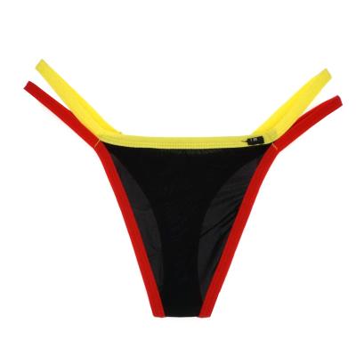 China Fashionable Male G-Strings Gay Underwear Low Rise Underwear Nylon Breathable Strings Jockstrap for sale