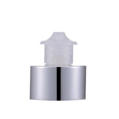 China Non Spill Wholesale Plastic Screw Shampoo Disc Top Screw Bottle Plastic PP Cap for sale