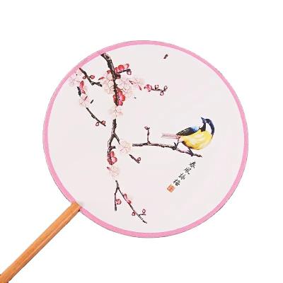 China Chinese Classical Dance Accessories Chinese Painting Round Style Fan Handicrafts Factory Wholesale Antique for sale