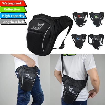 China Leg Bags Black Waterproof Motorcycle Waist Bag Motorcycle Drop Leg Bag Motorcycle Outdoor Casual Bag for sale