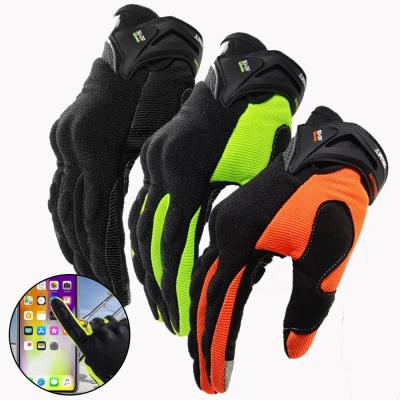 China Motorcycle Full Finger Gloves Summer Breathable Racing Gloves Motorbike Motocross Racing Touch Screen Gloves for sale