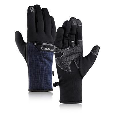 China Cycling Full Finger Warm Touch Screen Full Finger Gloves Waterproof Outdoor Winter Motorcycle Skiing Cycling Sports Cycling Gloves for sale