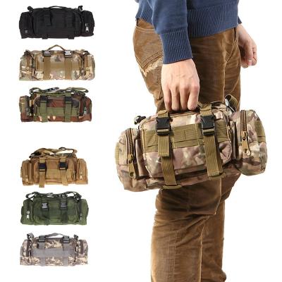 China Tactical Camping Hike Bag Climbing 3P 600D Waterproof Oxford Waterproof Bag Waist Bag Backpack Outdoor Military Travel Pouch Material for sale