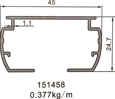 China Electric Manual Motoriserad Aluminum Components Aluminum Components Blind Rail Parts Motorized Lower Weight Curtain Windows Vertical for sale