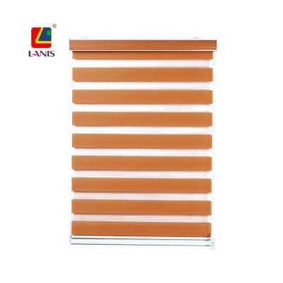 China High quality dual LANIS roller shades desktop and zebra roller shade parts and home zebra shade mechanism for sale