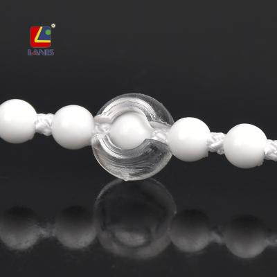 China Roller Window Plastic Accessories Color Convenient Clear Stick Pins Marine Stainless Steel Ball Bean 4.5 Mm Endless Chain Stopper for sale