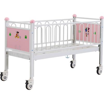 China HP-CR Hao Pak Factory Hospital Baby Bed Manual Durable Children's Hospital Beds Pediatric Bed for sale