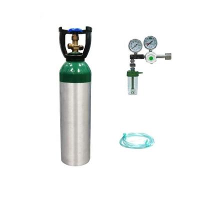 China High Pressure Medical/Industrial/Food/Beverage Aluminum Foil Cylinder 1800psi 2015psi 2216psi 3000psi Cylinder Gas for Medical Oxygen Gas for sale