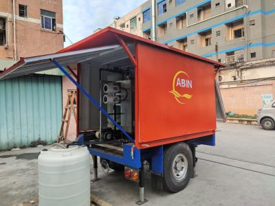 China Reboque móvel da osmose reversa de Tralier do desmineralizador de Tretment da água de Tow Truck Trailer Car Mobile para a venda à venda