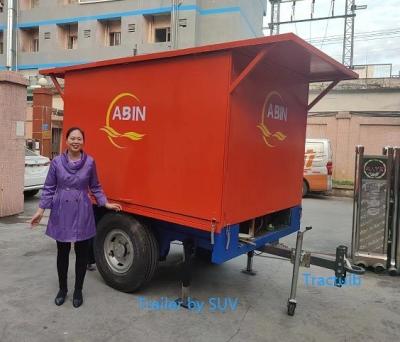 China Zonnepaneel mobiele omgekeerde osmose trailer mobiele demineralisator trailer omgekeerde osmose trailer te koop Te koop