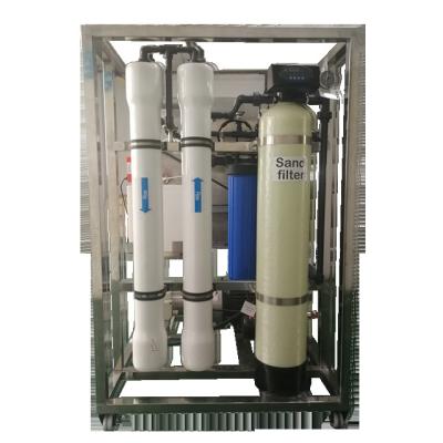 China 250 lPH Salt Water To Drinking Water Filter RO plant 50HZ SGS Approved for sale