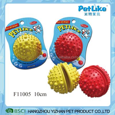 China Viable Wholesale Interactive Rubber Ball Dog Chew Toys for sale