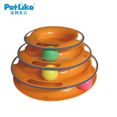 China Cat Toy Scratcher Pad Interactive Training Exercise Movement Viable Ball Cat Play Toy for sale