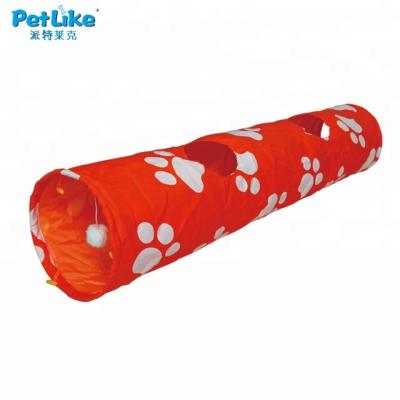 China One Way Liveable Cat Hamster Tunnels Kitty Tube Cat Play Toy for sale