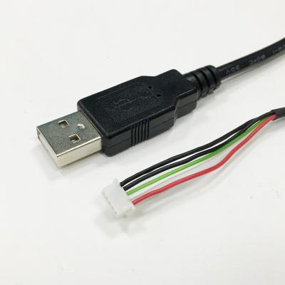 China Electronic Factory Custom USB Male To MX 1.25-5Y Housing Wire Harness Cable For Machine for sale