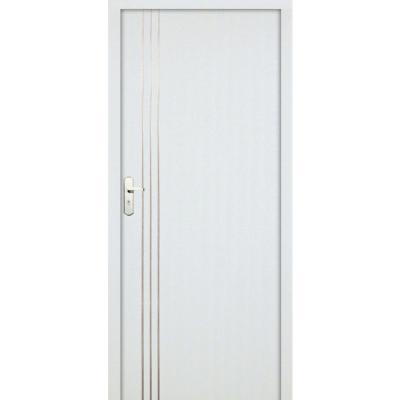 China Modern Design Professional Interior Cavity Door WPC Modern PVC Panel Door for sale