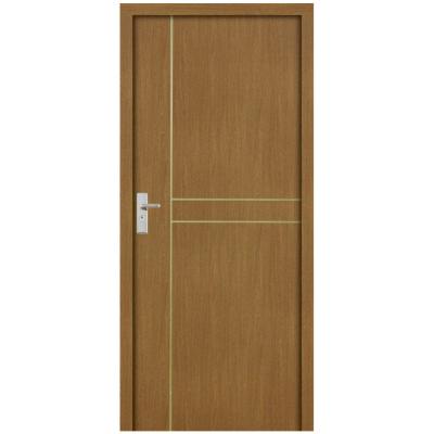 China Modern Apartment Pvc Door Interior Design Picture Frames Wpc Soundproof Door Waterproof for sale