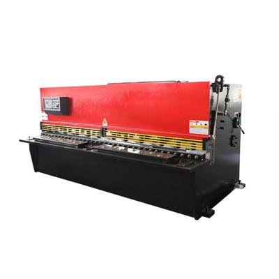 China Hotels QC12Y/QC12K 6*4000 CNC Hydraulic Swing Metal Plate Beam Shear Machine For Sale With E21S System for sale