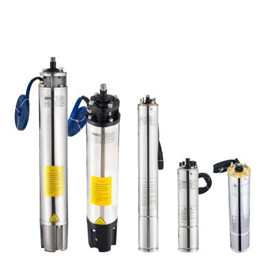 China High Efficiency 4 Inch 0.5HP-3HP Single Phase Deep Well Water Submersible Pump for sale