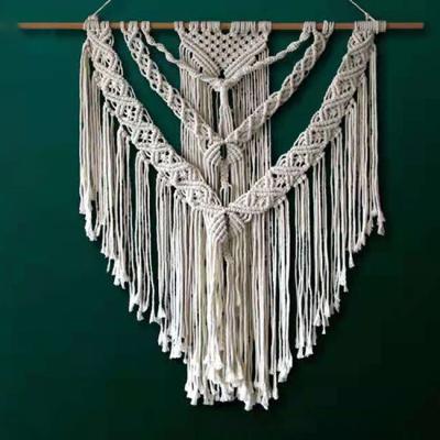 China Contemporary Home Decor Hand Crafted Wall Hanging Woven Cotton Bohemian Tapestry for sale