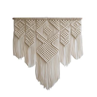 China New Design Contemporary Macrame Tapestry Woven Bulk Woven Wall Decor By Hand Made for sale